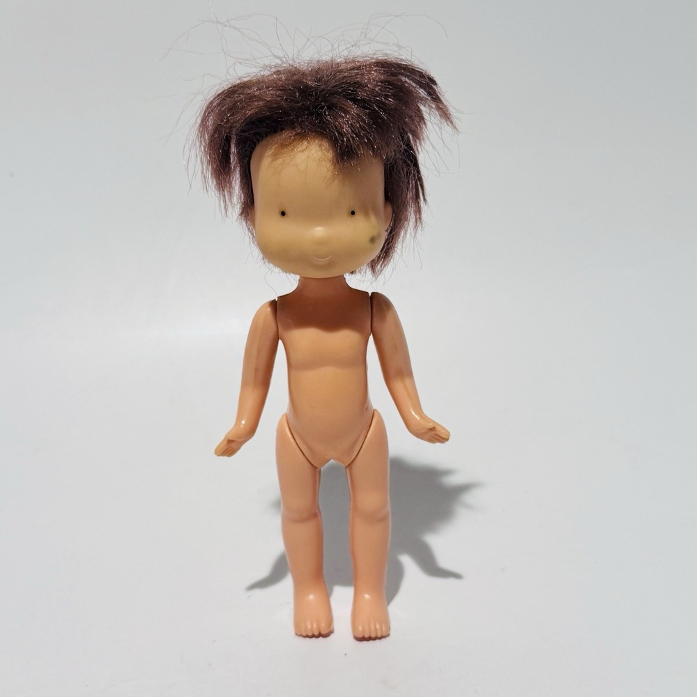 Vintage‎ 1975 Holly Hobbie 6" Plastic Toy Doll Made in Hong Kong